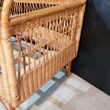 Baby rattan bed