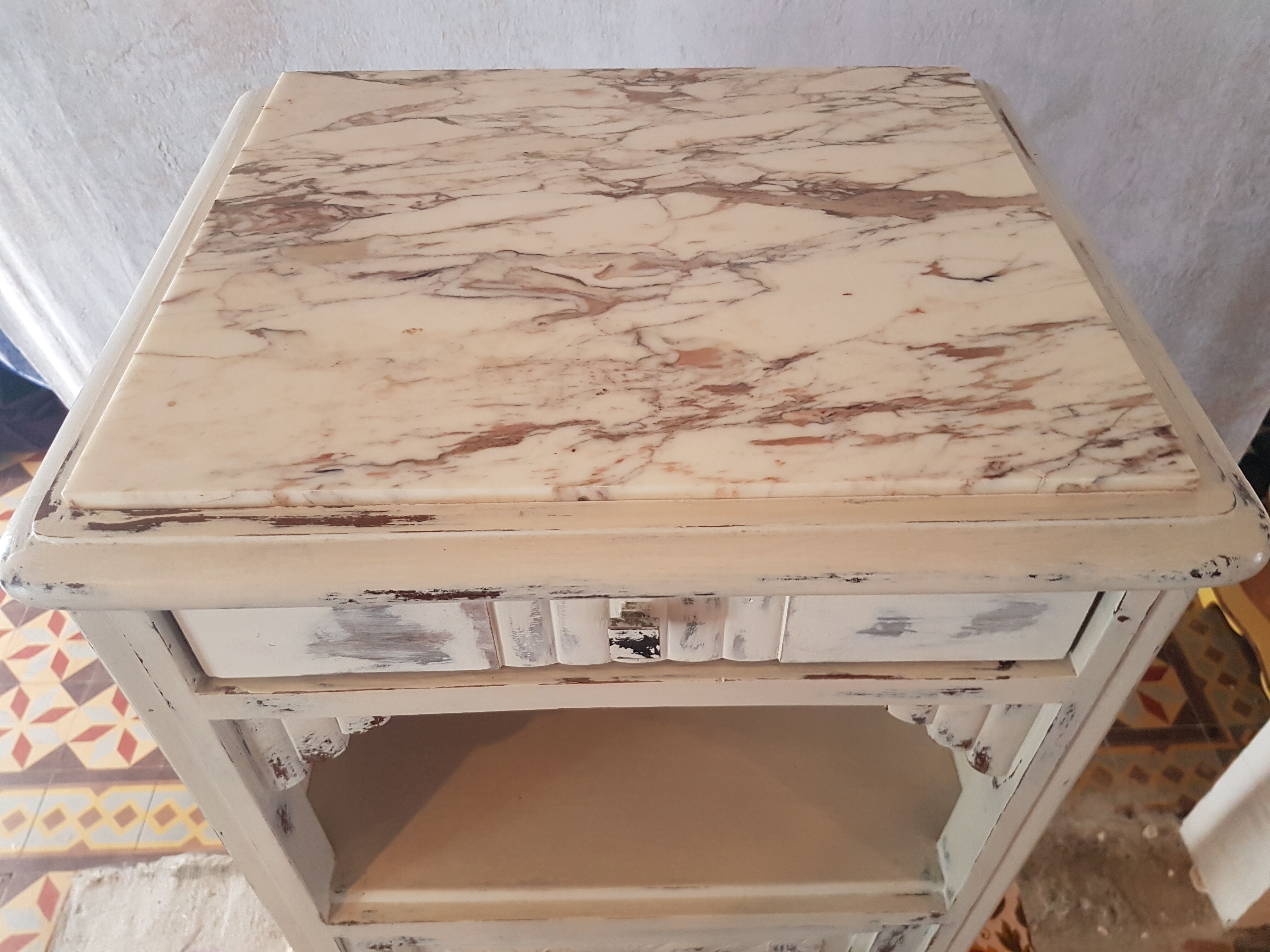 Shabby auxiliary furniture