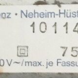 Vintage German floor lamp by Denz, 1970s.