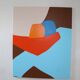Figurative painting "in your arms" celestial