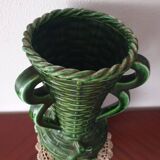 Grand vase en barbotine ancien
