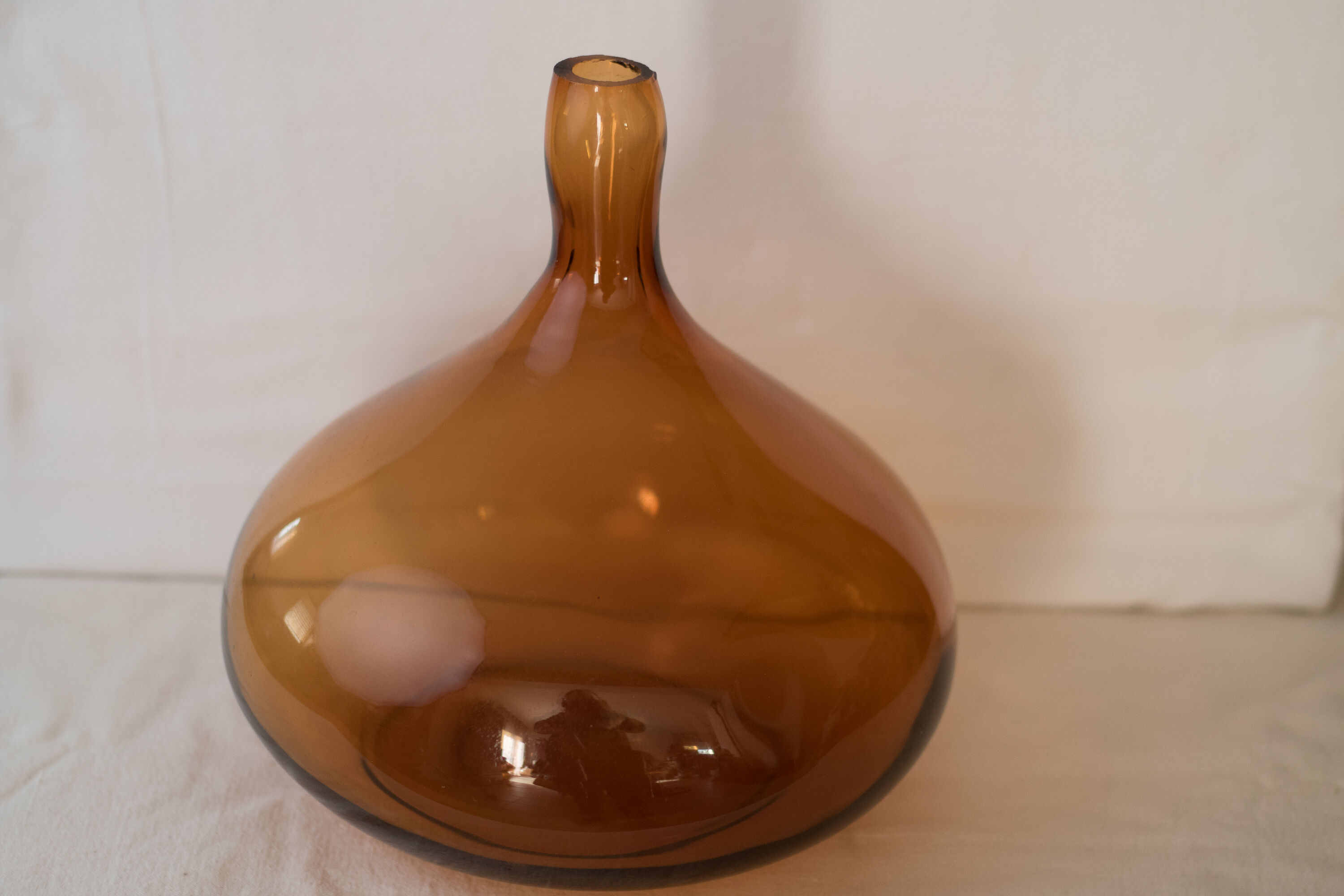 Dame jeanne 3 litres ambrée