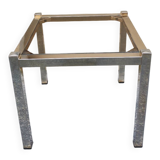 Table basse chromé vintage 1970