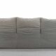 Cassina Maralunga 3-Seater Sofa by Vico Magistretti in grey striped fabrics