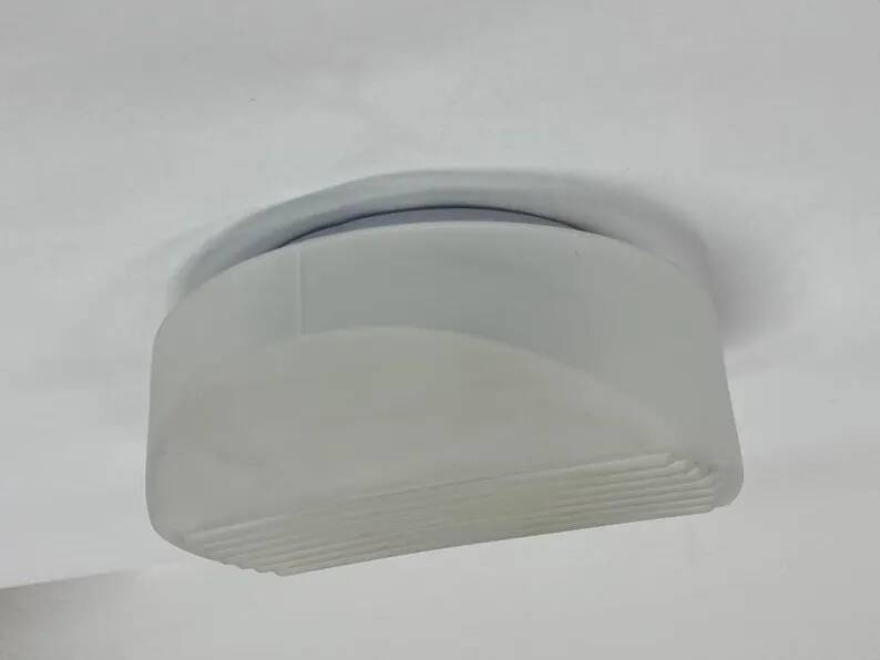 Design midcentury wall or ceiling lamp, flushmount, 1970s - 3 pieces available