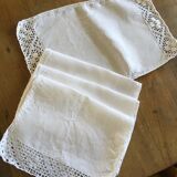 4 hand-embroidered placemats