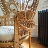 Emmanuelle armchair peacock model