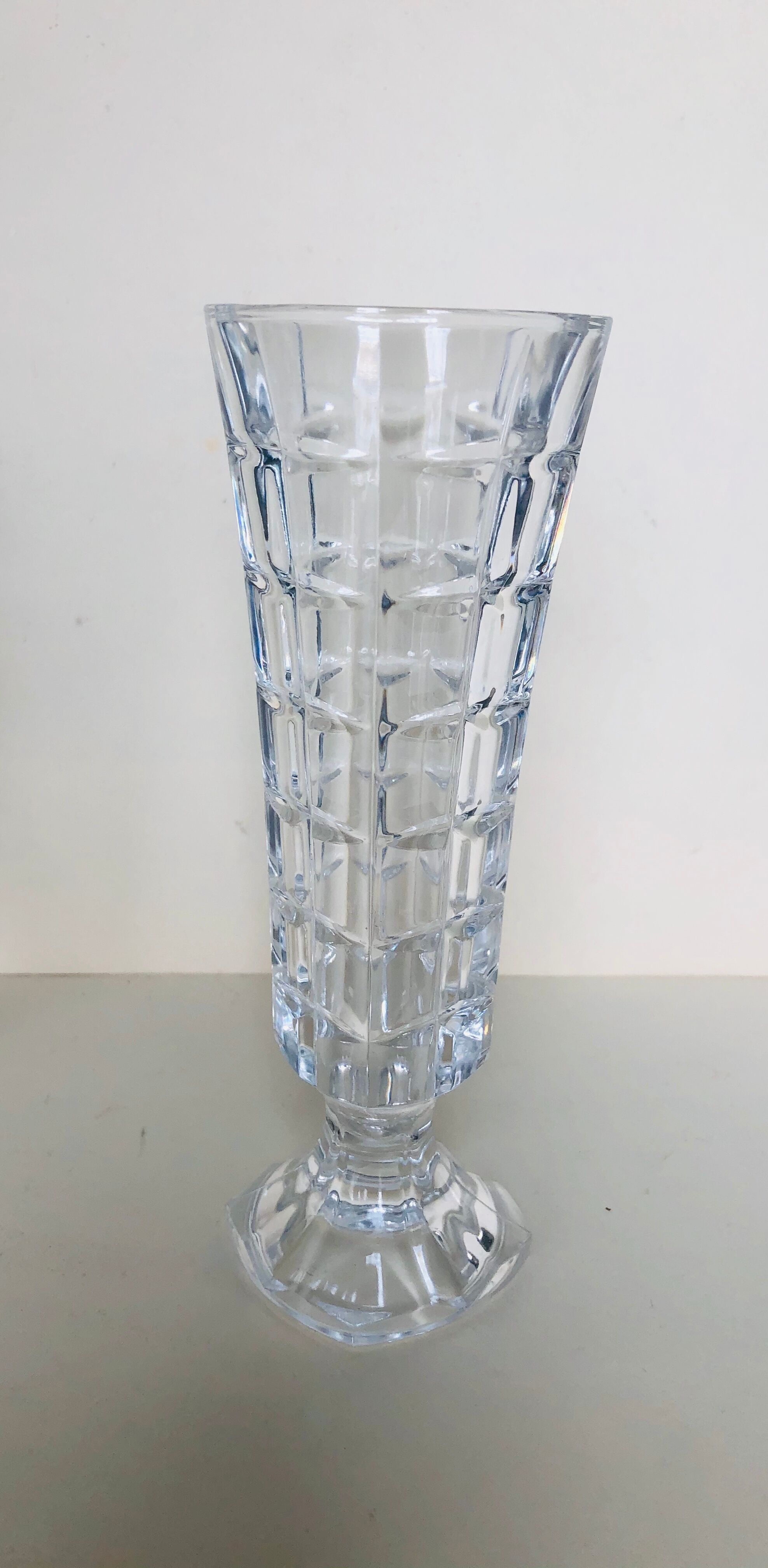 Pair of crystal vases