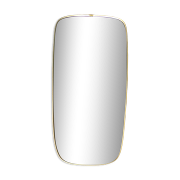 Vintage free-form mirror 31X64.5cm