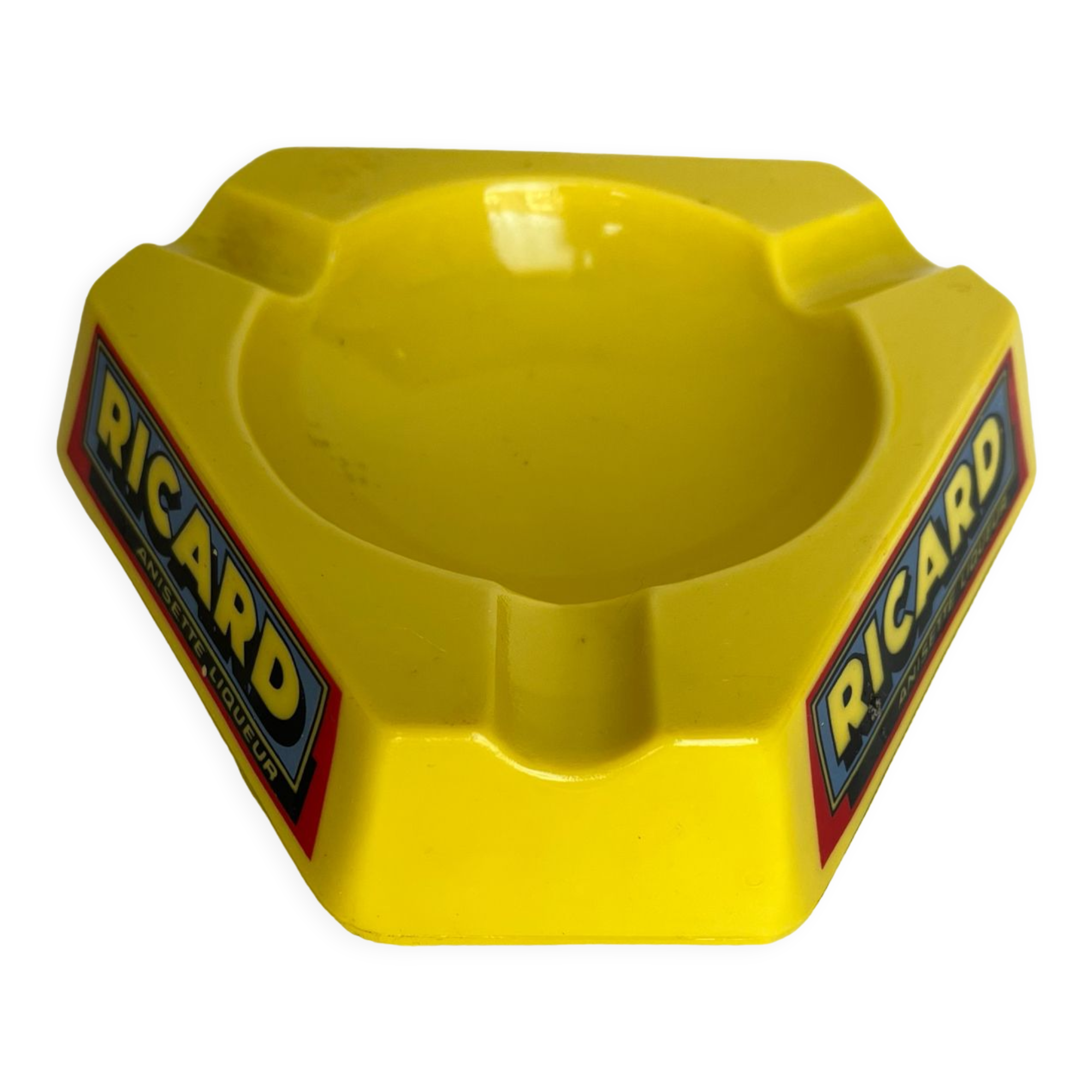 Vintage ceramic advertising ashtray