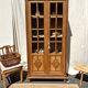 Vitrine art déco bois brut