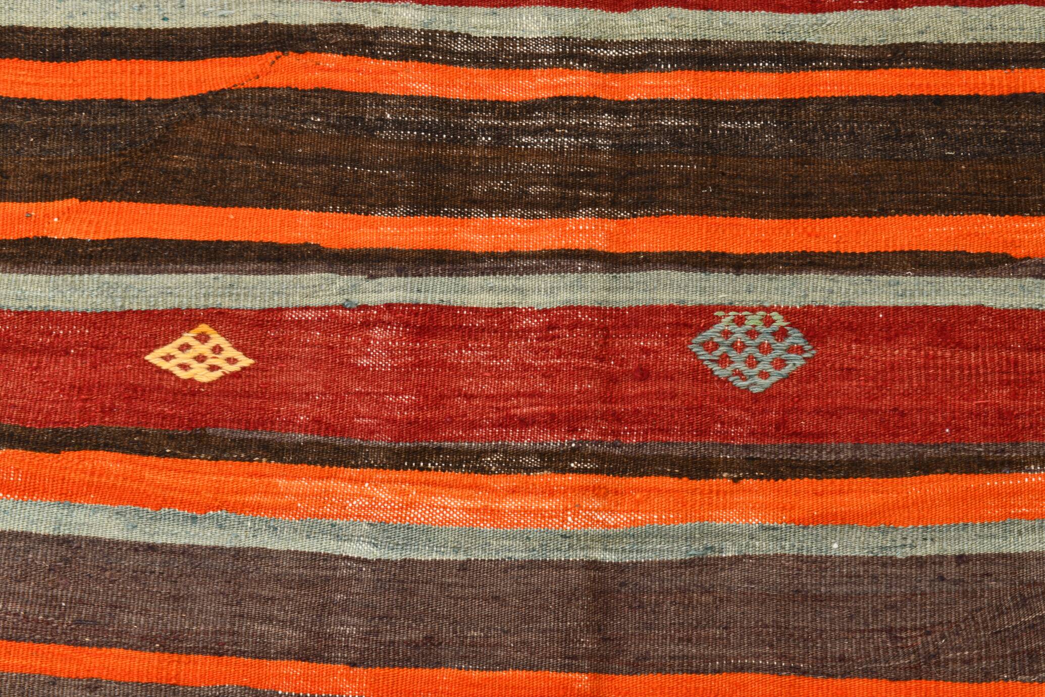 Turkish Kilim Rug, 191x274 Cm