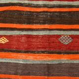 Turkish Kilim Rug, 191x274 Cm