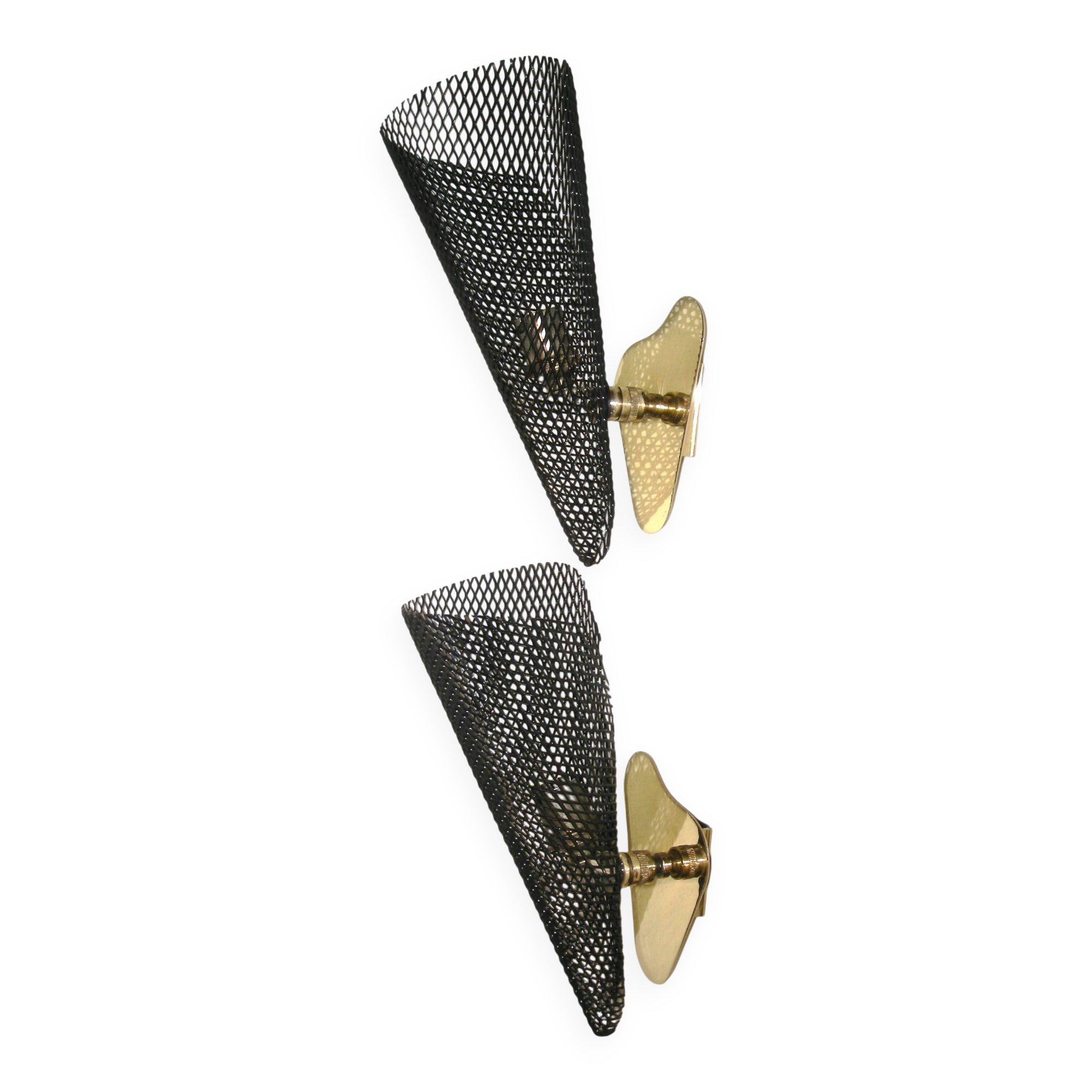 1950s stretched sheet metal appliques