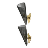 1950s stretched sheet metal appliques