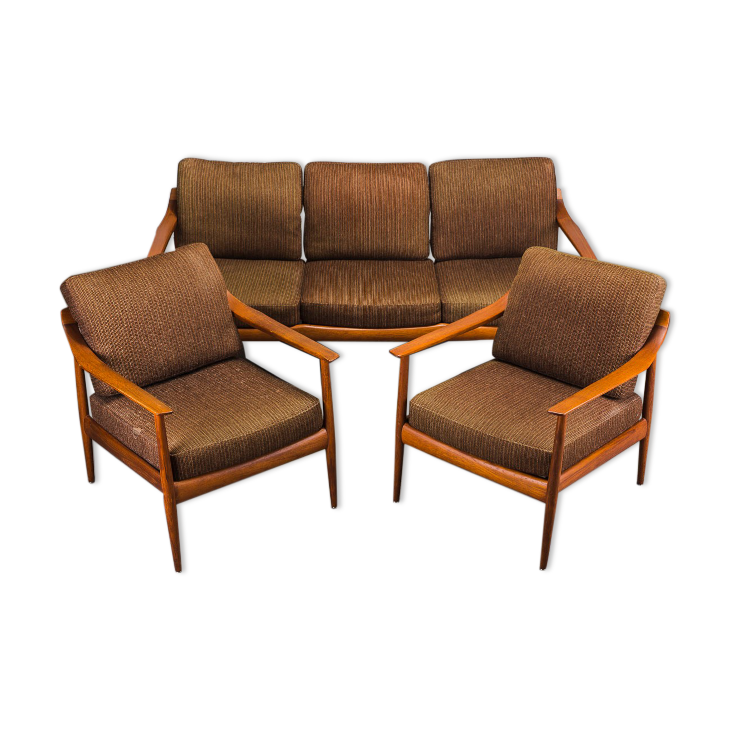 Danish teak living room set by Walter Knoll, 1960s