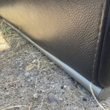 Incanto Italy modular corner sofa in brown leather