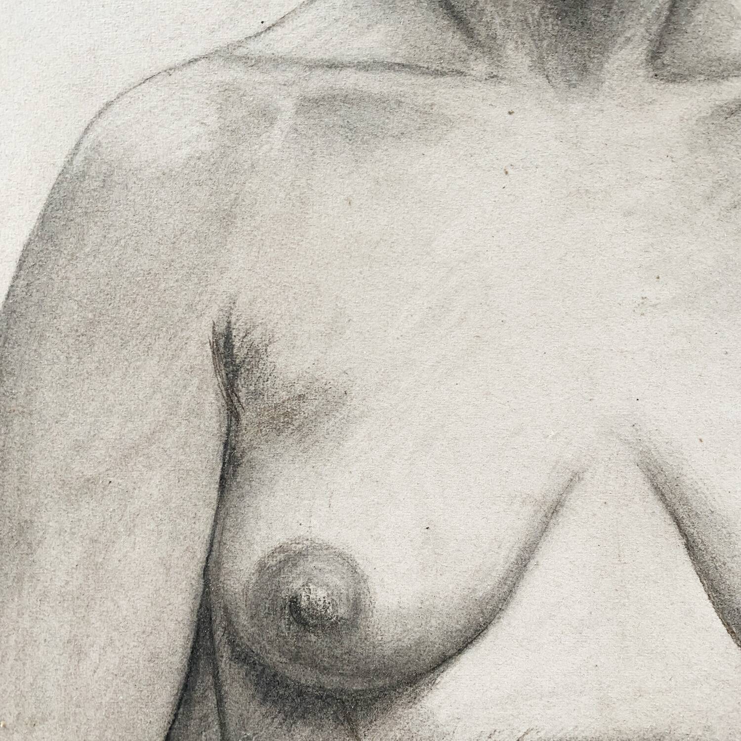 Large drawing from the 20s "Female nude"