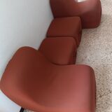 set 2 heater and 2 ottoman vintage Pierre Cardin 1960/70