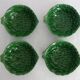 4 vintage slipware artichoke bowls