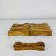 11 vintage olive wood knife holders