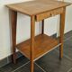 1950s side table with compass legs