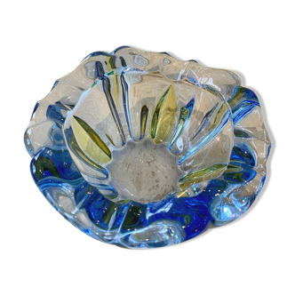Two-tone Murano ashtray