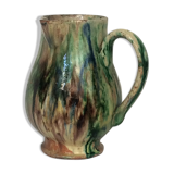Glazed earth jug