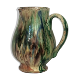 Glazed earth jug