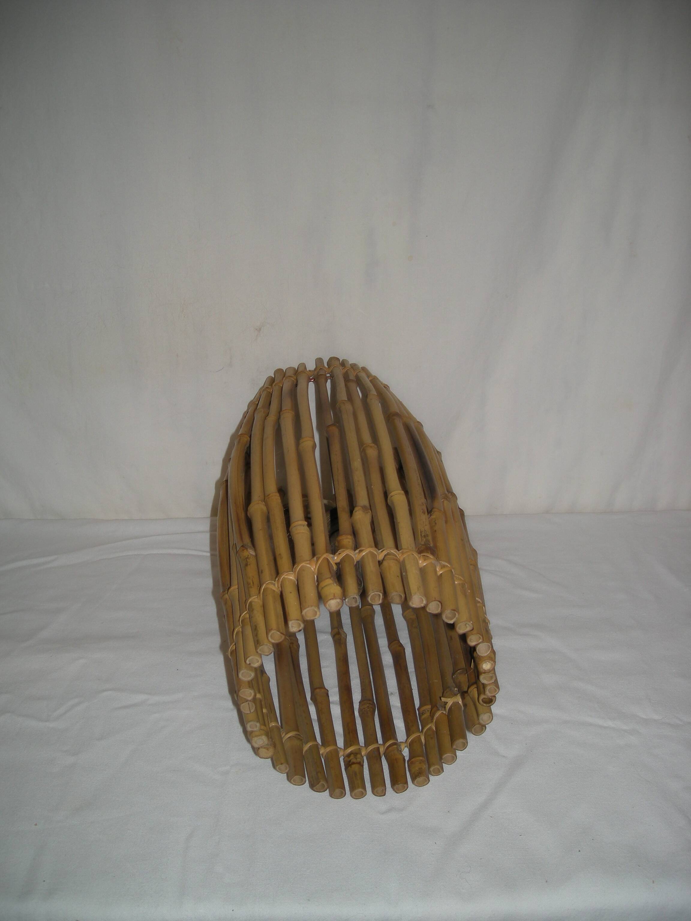 Bamboo lamp from the 50s - 60s