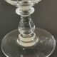 Port wine liqueur glasses in blown glass early 20th century
