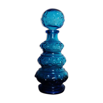 Blue decanter