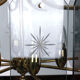 Josef Brumberg Kristal Glass Chandelier 1970s Germany