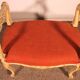 Small Polychrome Wooden Bench - 19th Century