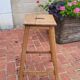 Wooden workshop stool