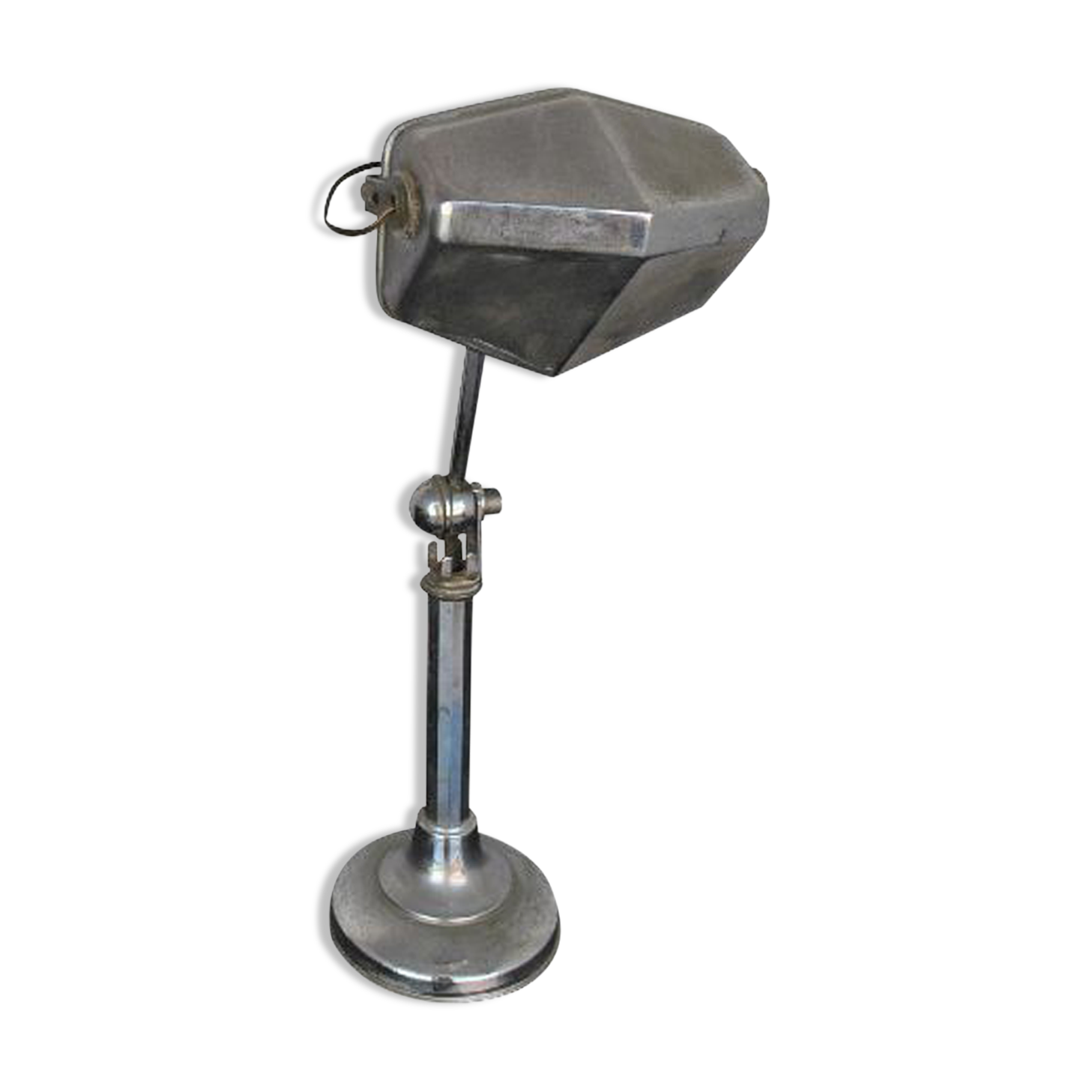 Lamp pirouette years 30 art deco metal chrome