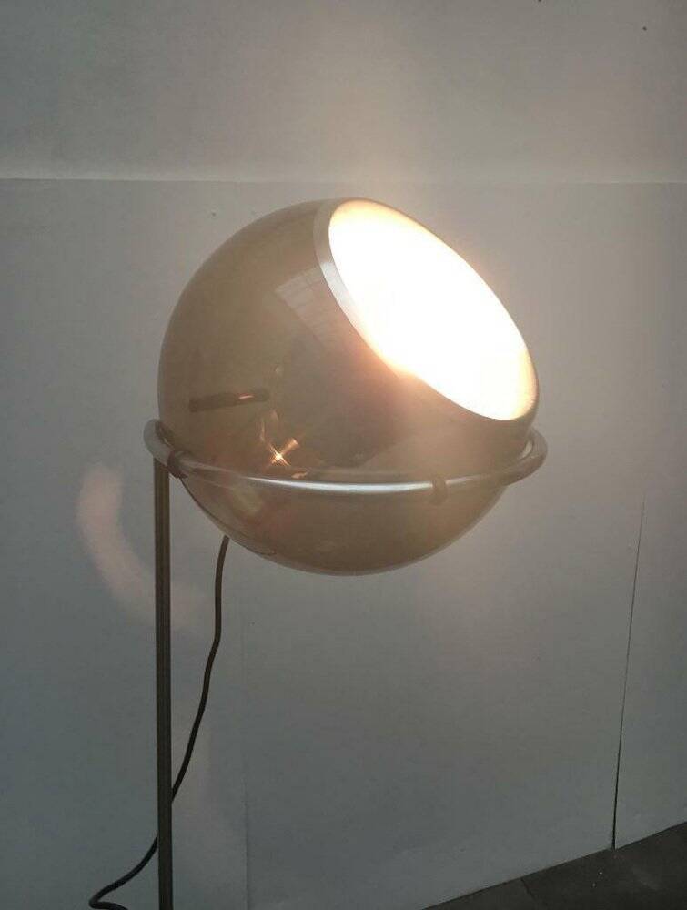 Mid-century Dutch space ball floor lamp by Gepo, 1960s.
