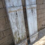 Pair of old shutters