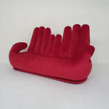 Pop-art "Hand-shaped" sofa, 1980's