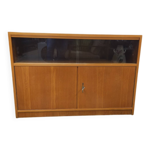 meuble vitrine 2 portes