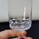 8 antique baccarat crystal wine glasses cut engraved 10742