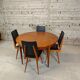 Table ronde vintage extensible