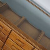 Antique British Oak Haberdashery Cabinet or Shop Counter, 1920/30s