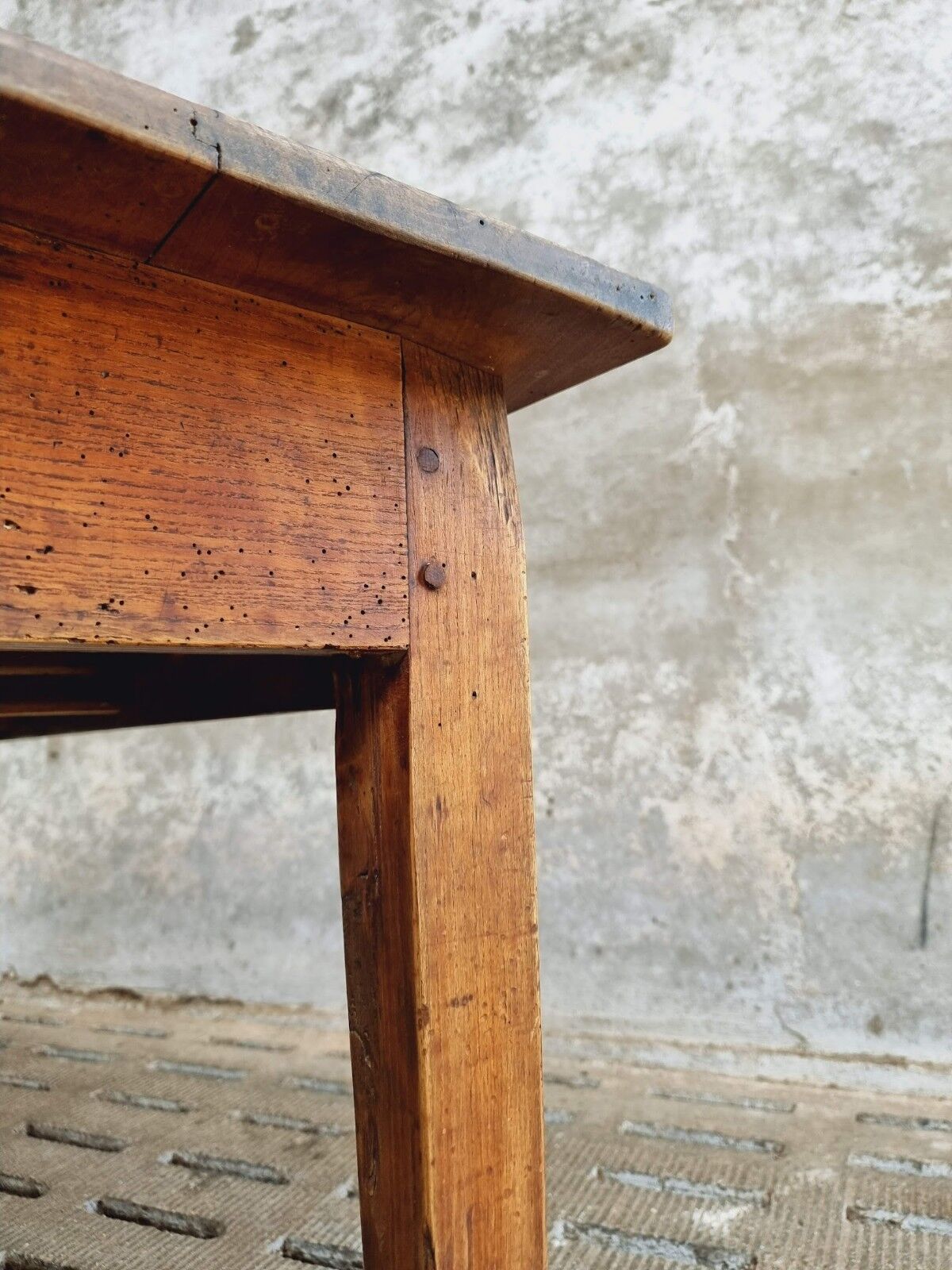 Antique farmhouse table French dining table