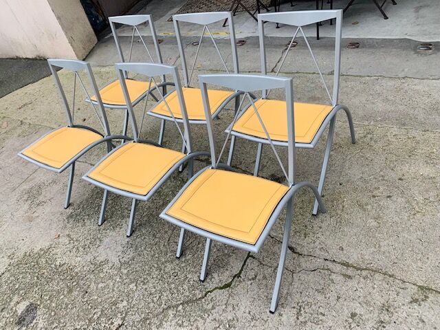 Set of 6 folding chairs from Cattelan