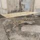 Wrought iron garden table full old garden furniture