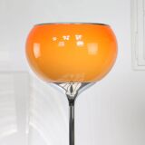 Space Age Orange Flash Floor Lamp from Guzzini, 70s