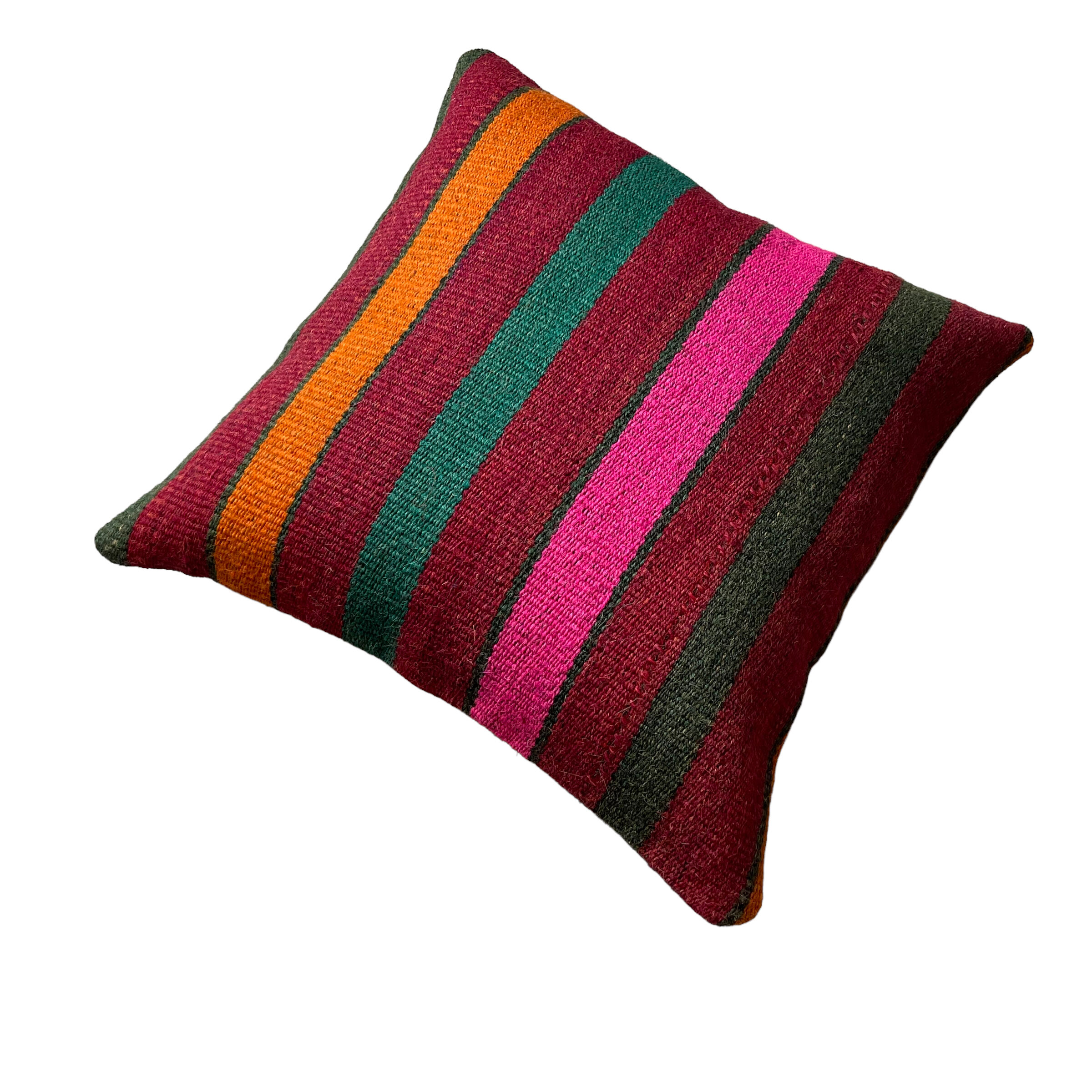 Vintage turkish kilim cushion cover 40 x 40 cm