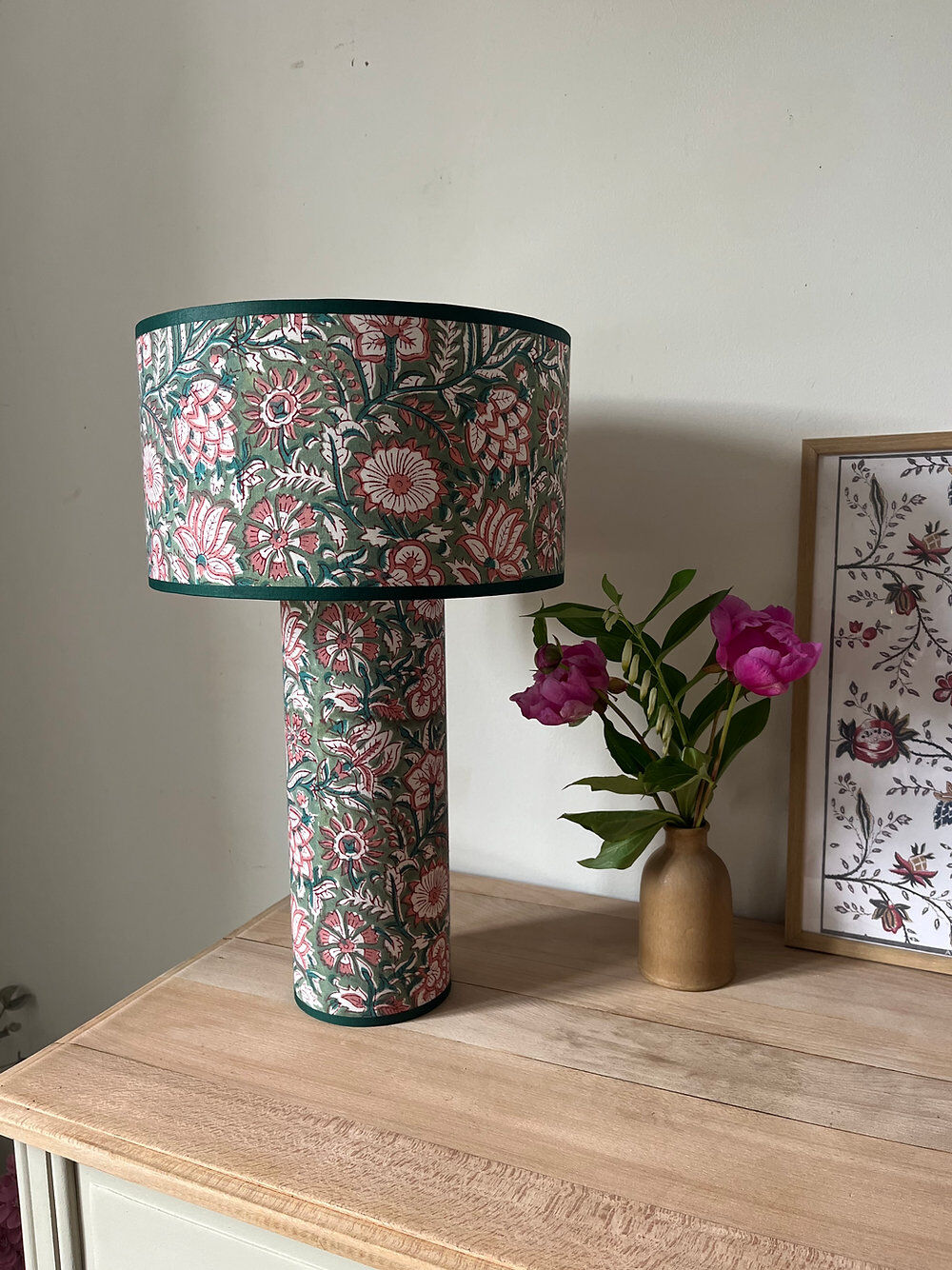 Lamp block print India