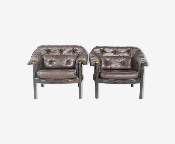 Paire de fauteuils Coja de Sven Ellekaer